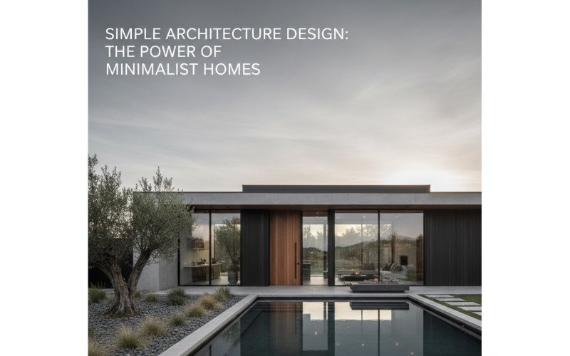 Simple Architecture Design: The Power of Minimalist Homes